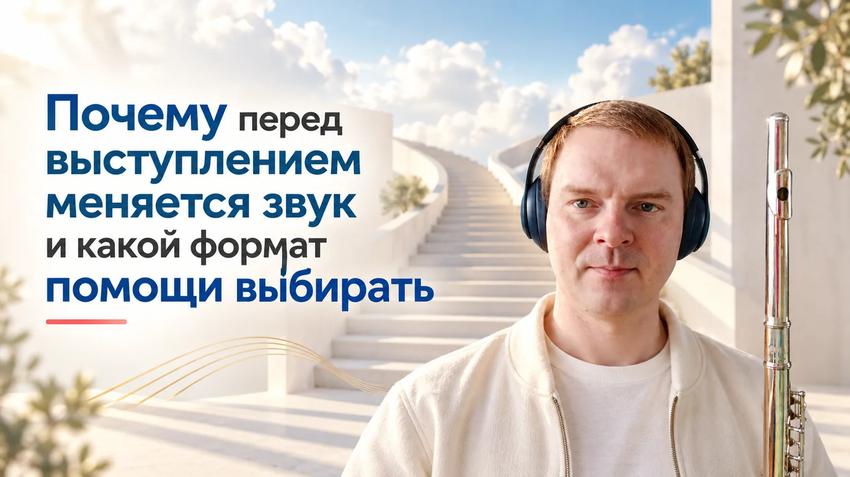 Если перед событием изменился звук на флейте