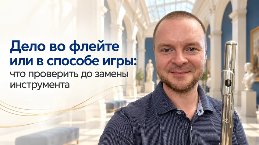 Дело во флейте или в способе игры: что проверить до замены инструмента