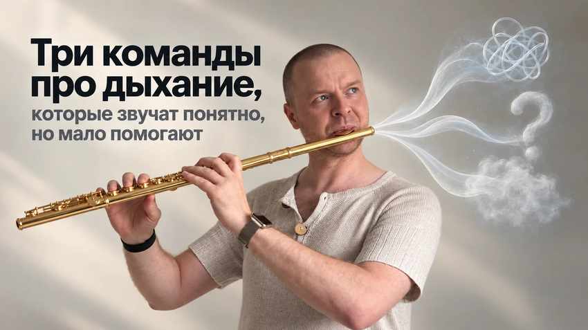 Команды про дыхание на флейте: как понять «дыши глубже», «держи опору» и «экономь воздух»