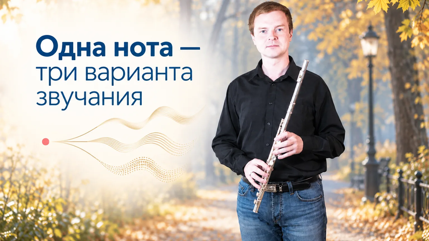 Три начала одной ноты: сначала слушаем
