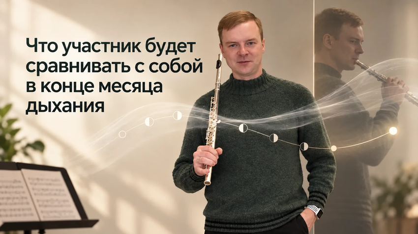 Месяц дыхания на флейте: что сравнивать с собой в конце работы