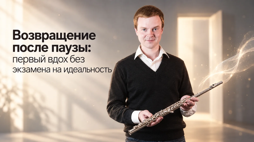 Возвращение к флейте после паузы: как провести первое занятие