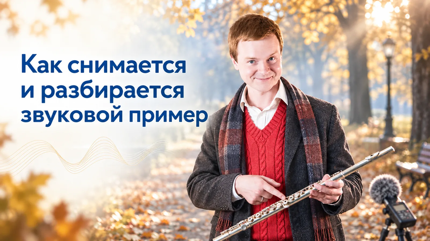 Как записывать и разбирать звуковые примеры на флейте