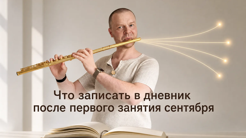 Что записать в дневник после первого занятия сентября на флейте