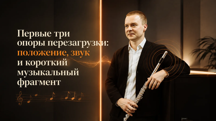 Как перезагрузить занятия на флейте через положение, звук и короткий фрагмент