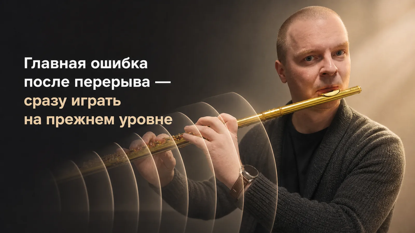 Как вернуться к занятиям на флейте после перерыва без лишнего напряжения