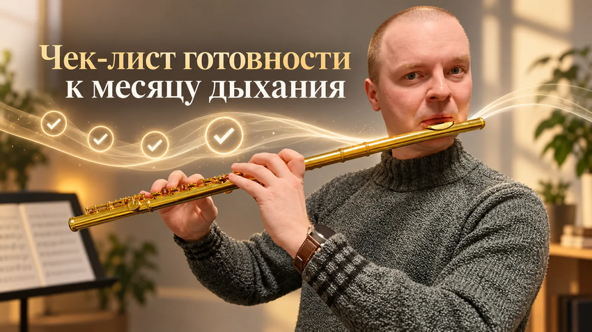 Чек-лист готовности к месяцу дыхания на флейте