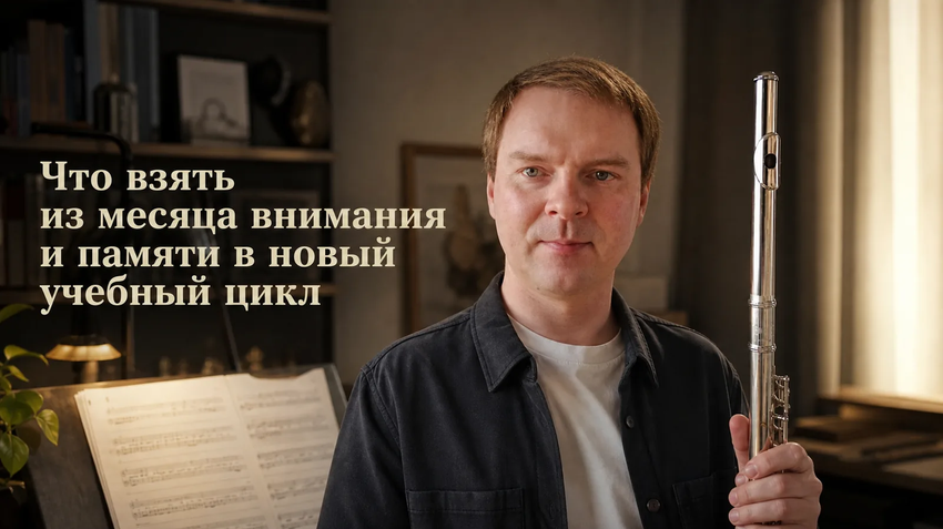Внимание и память флейтиста перед новым учебным циклом