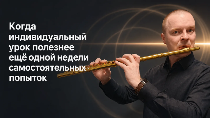 Когда нужен индивидуальный урок по флейте вместо самостоятельных занятий