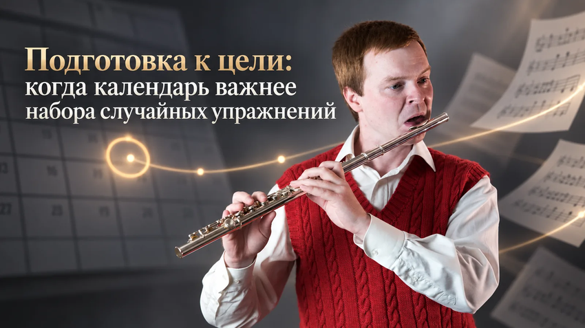 Как готовиться к выступлению или прослушиванию на флейте: план от даты, а не случайные упражнения