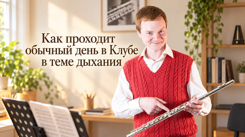 Как проходит обычный день в Клубе постоянства в теме дыхания