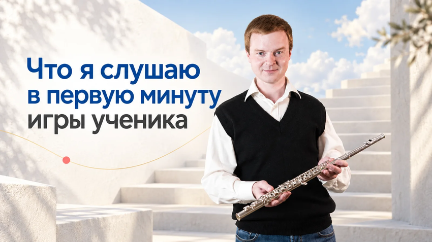 Что я слушаю в первую минуту игры на флейте