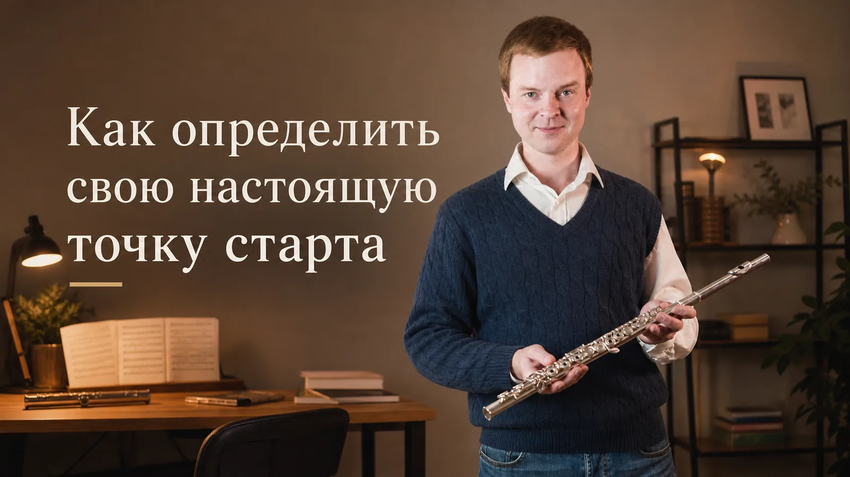 Как определить точку старта на флейте без самокритики