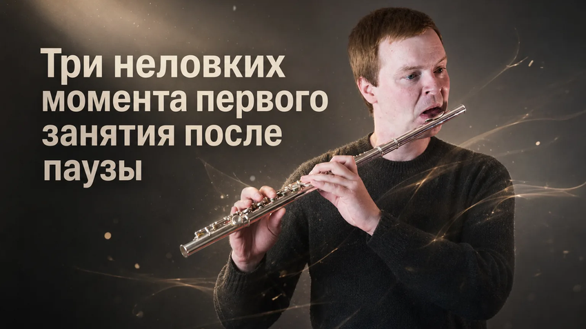 Первое занятие на флейте после паузы: три неловких момента и как их понять